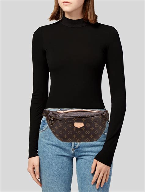 monogram high waist bumbag